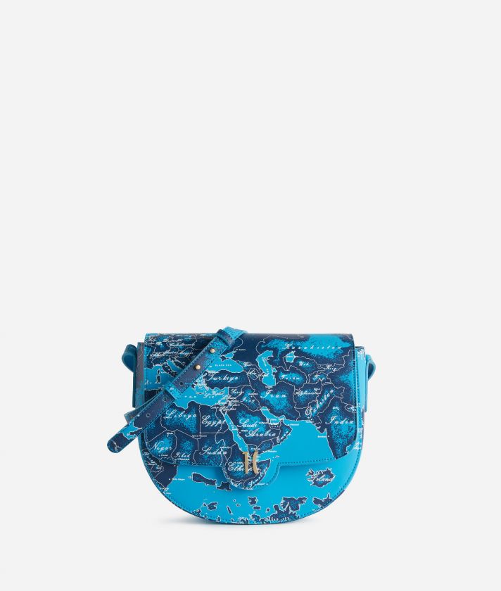 Geo Color Reef crossbody bag Turquoise