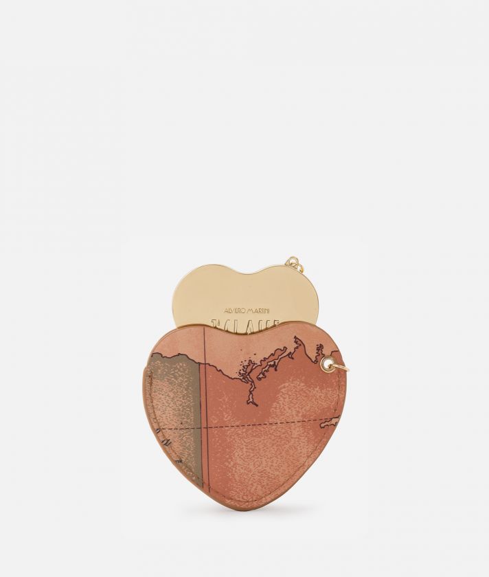 Heart-shaped mirror with Geo Classic case