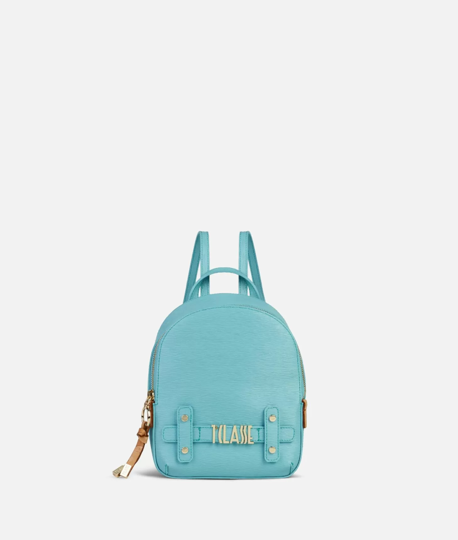 baby blue mini backpack