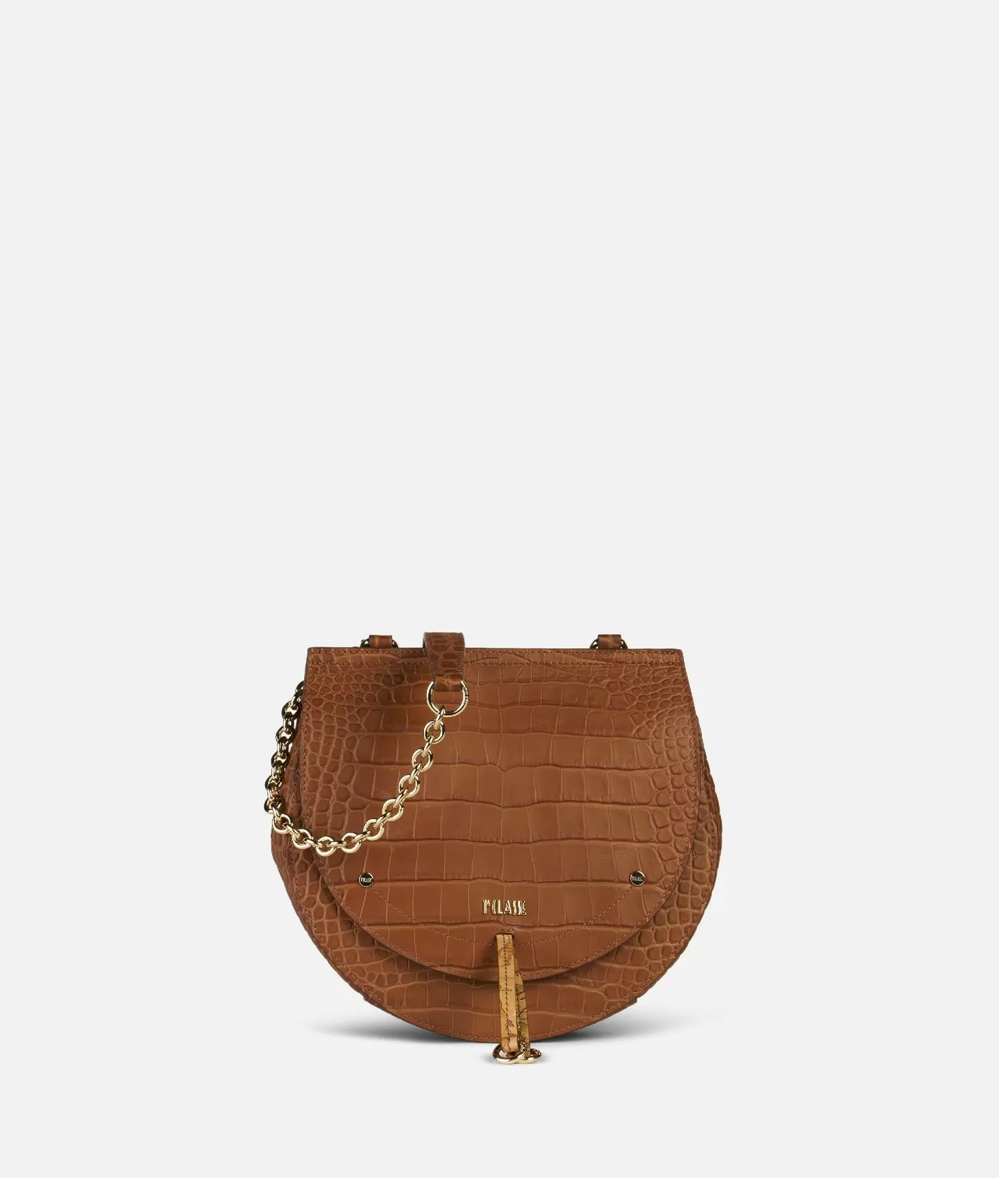 mock croc cross body bag