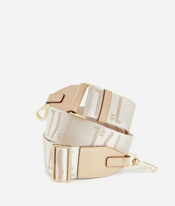 Ribbon shoulder strap with 1ᴬ Classe logo White Ribbon shoulder strap with 1ᴬ Classe logo White