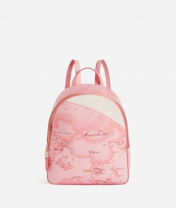 Geo Magnolia backpack Pink